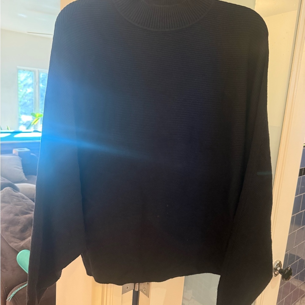 Classic Black Turtleneck Sweater